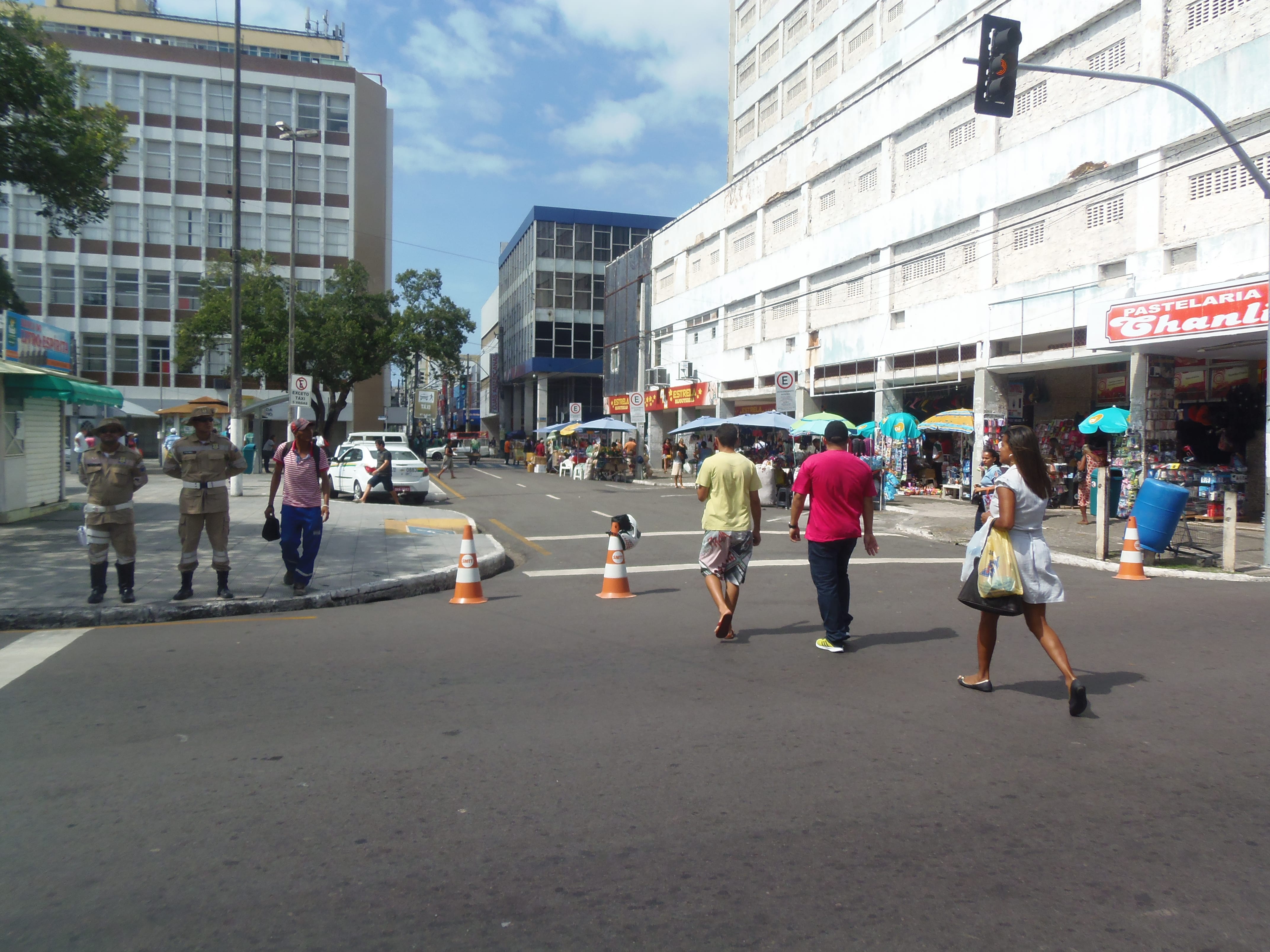 Rua do Centro de Aracaju é fechada para o Dia Mundial sem carro - SMTT Aracaju